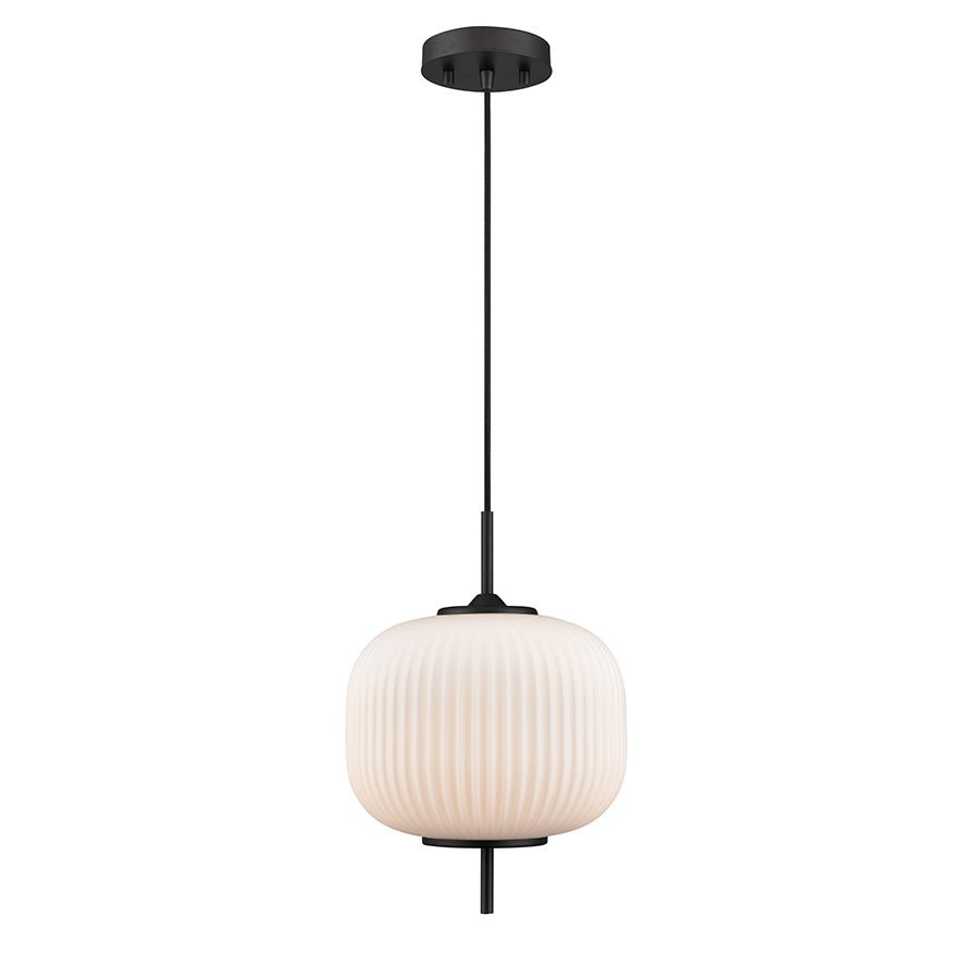 Suspension Mount Pearl Rond - Graphite by DVI Lighting | Luminaires & cie