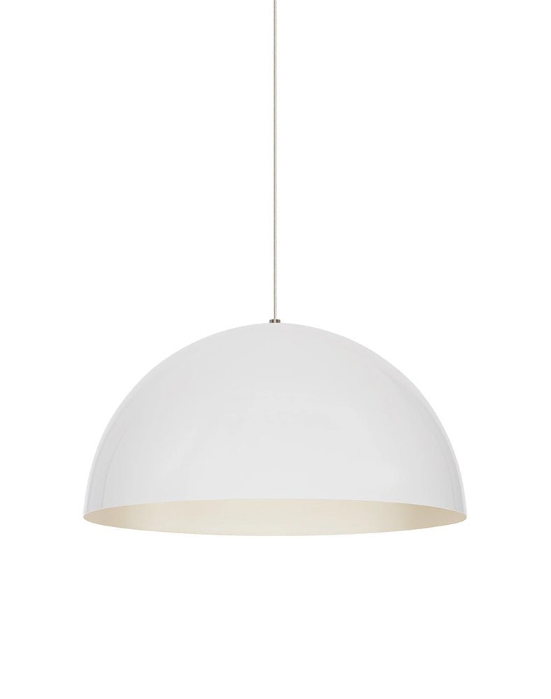 Suspension Powell Street - Blanc Blanc Lustré/Blanc by Tech Lighting | Luminaires & cie