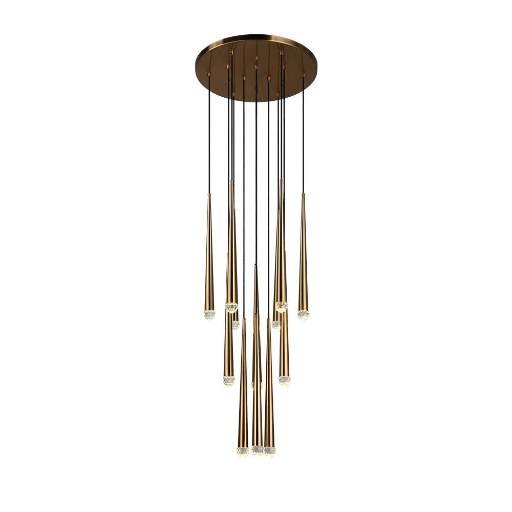 Suspension Renaie - Laiton doré vieilli by Matteo Lighting | Luminaires & cie