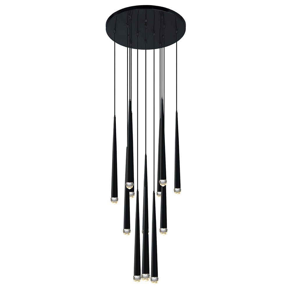 Suspension Renaie - Noir mat by Matteo Lighting | Luminaires & cie