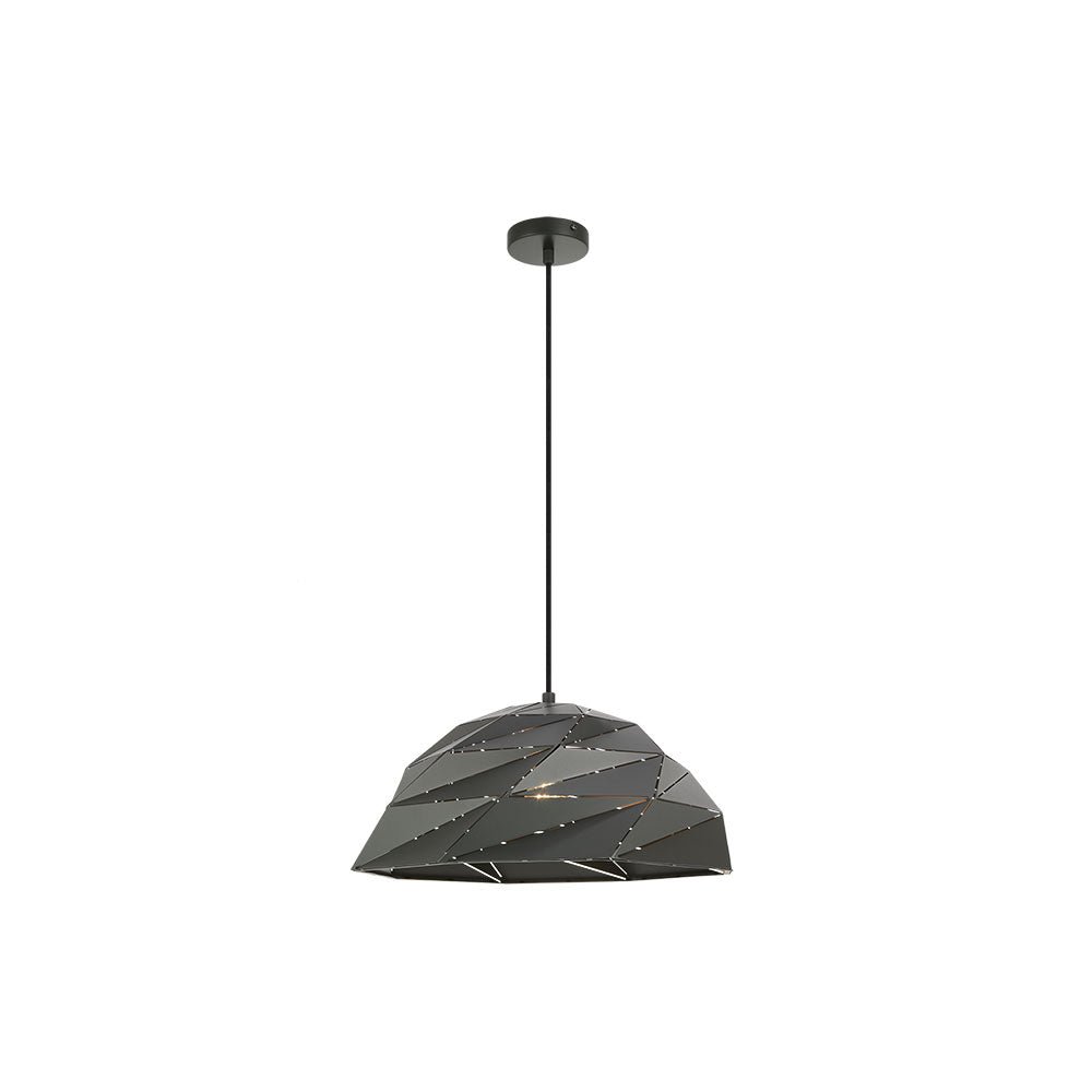 Suspension Riku - Gris foncé 8" by Matteo Lighting | Luminaires & cie