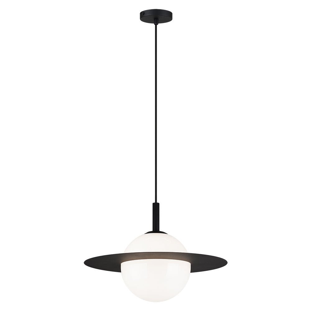 Suspension Saturn - Noir 17 7/8" by Matteo Lighting | Luminaires & cie