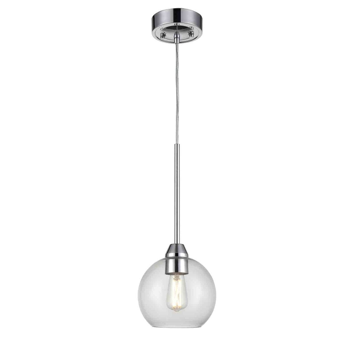 Suspension Simple Andromeda - Chrome Clair by DVI Lighting | Luminaires & cie