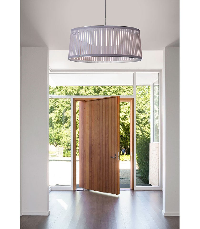 Suspension Solis Drum - Noir 24 pouces by Pablo Designs | Luminaires & cie