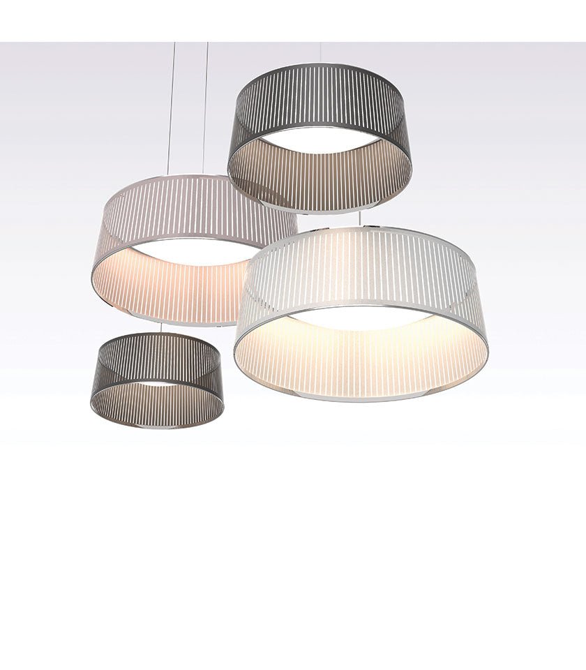 Suspension Solis Drum - Noir 24 pouces by Pablo Designs | Luminaires & cie