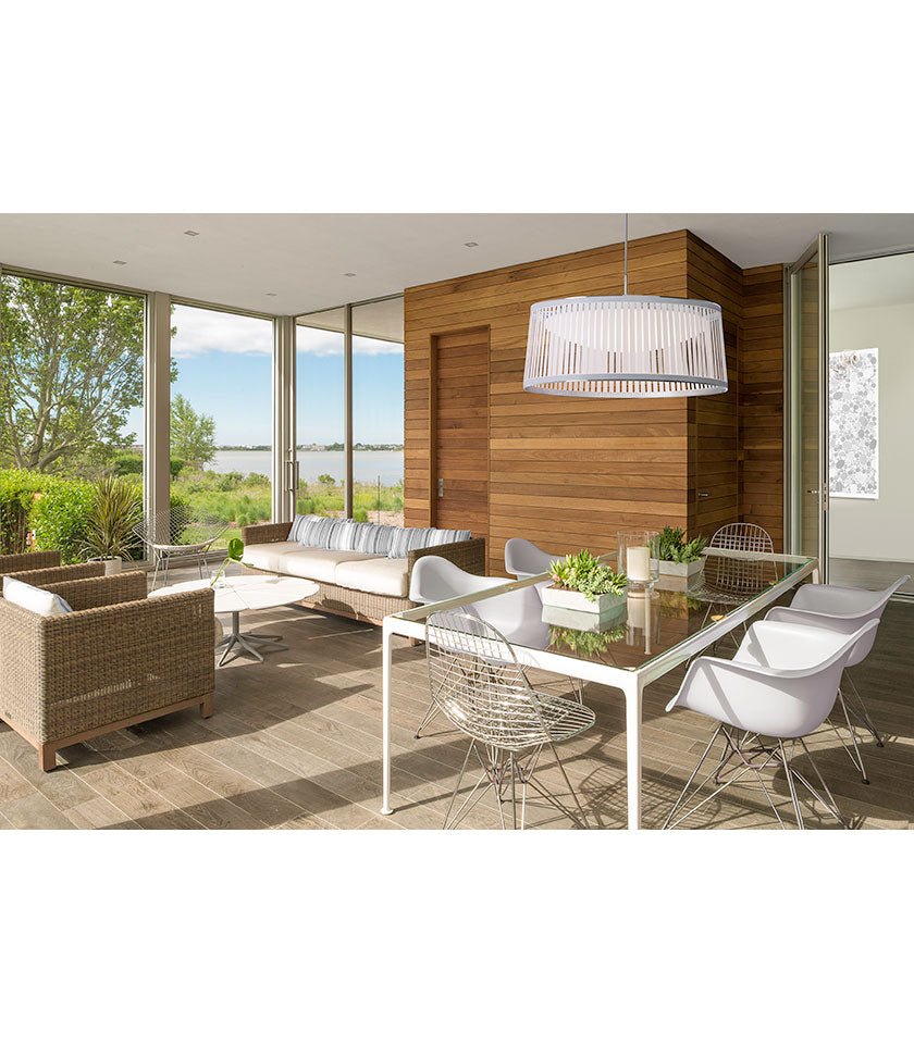 Suspension Solis Drum - Noir 24 pouces by Pablo Designs | Luminaires & cie