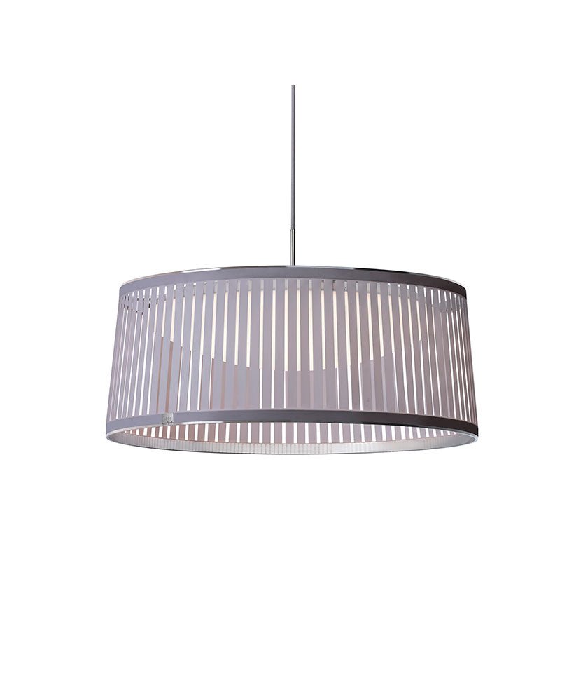 Suspension Solis Drum - Argent 24 pouces by Pablo Designs | Luminaires & cie