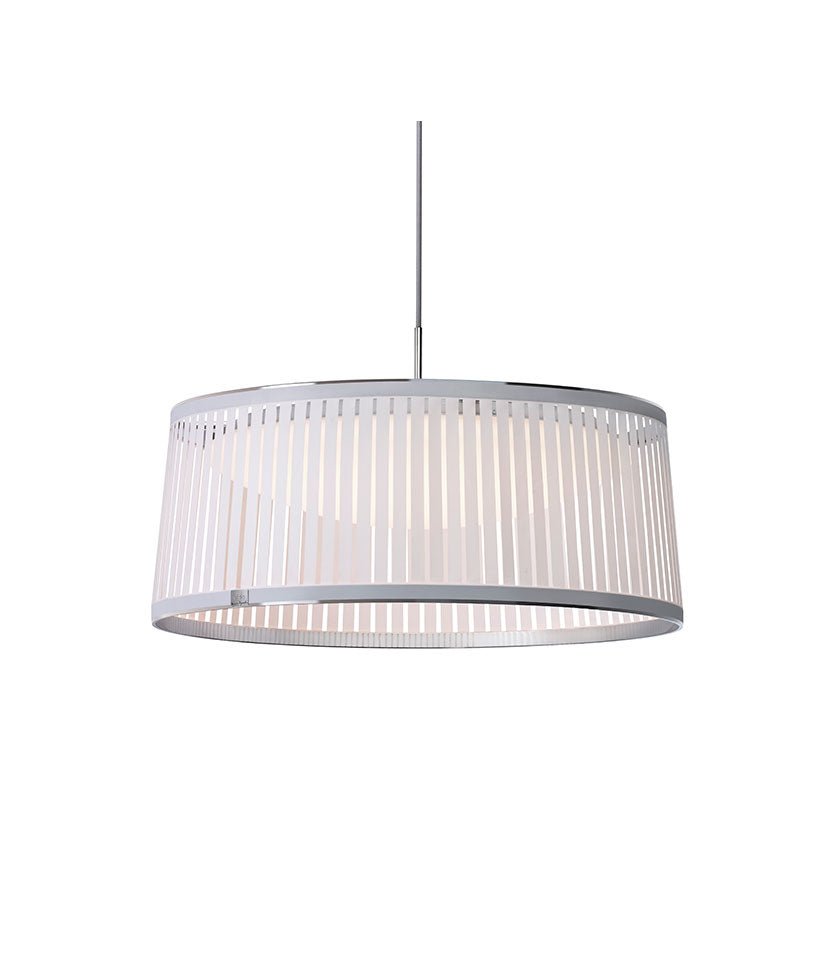 Suspension Solis Drum - Blanc 24 pouces by Pablo Designs | Luminaires & cie