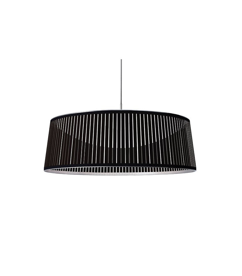Suspension Solis Drum - Noir 36 pouces by Pablo Designs | Luminaires & cie