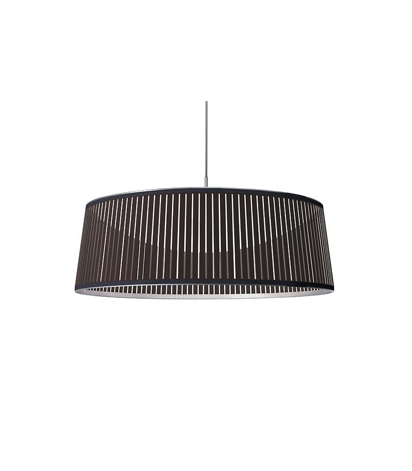 Suspension Solis Drum - Argent 36 pouces by Pablo Designs | Luminaires & cie