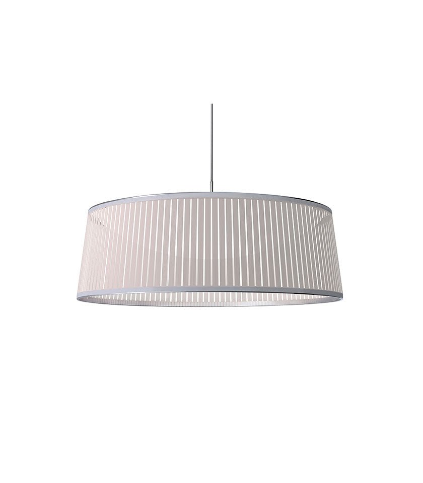 Suspension Solis Drum - Blanc 36 pouces by Pablo Designs | Luminaires & cie