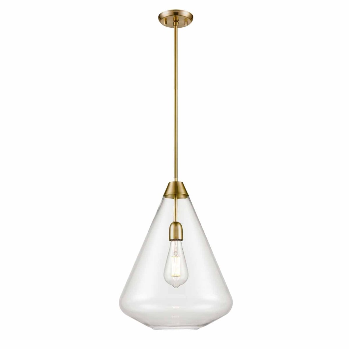 Suspension St. Julian - Laiton 14.25" by DVI Lighting | Luminaires & cie