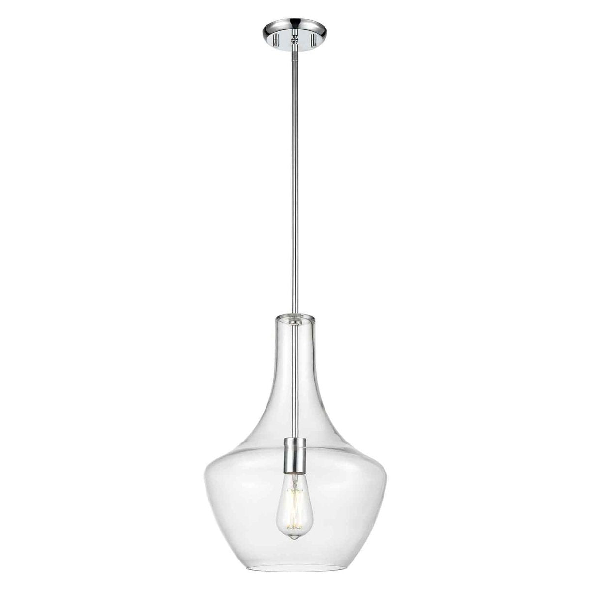 Suspension St. Julian - Chrome 12" by DVI Lighting | Luminaires & cie