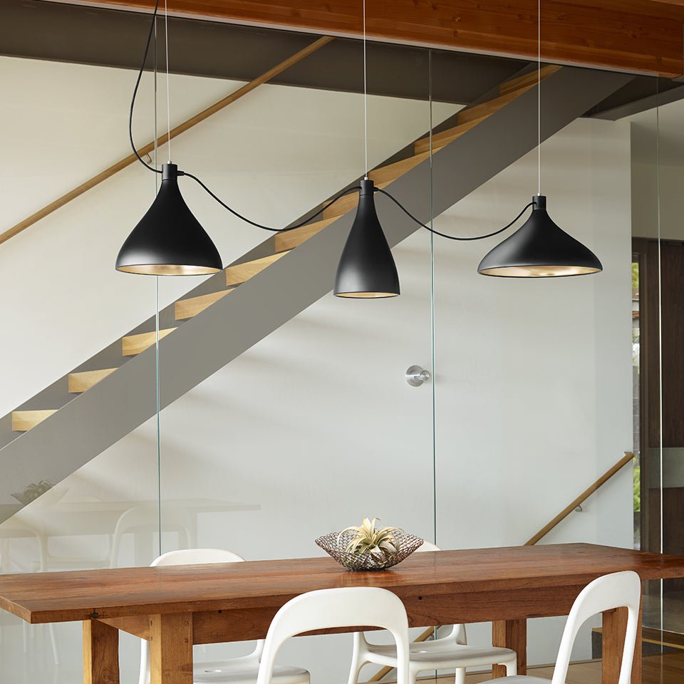 Suspension Swell String - Noir by Pablo Designs | Luminaires & cie