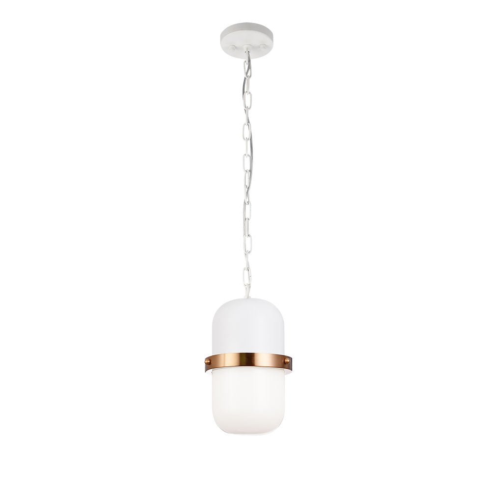 Suspension Tillie - Blanc 13" Opale by Matteo Lighting | Luminaires & cie