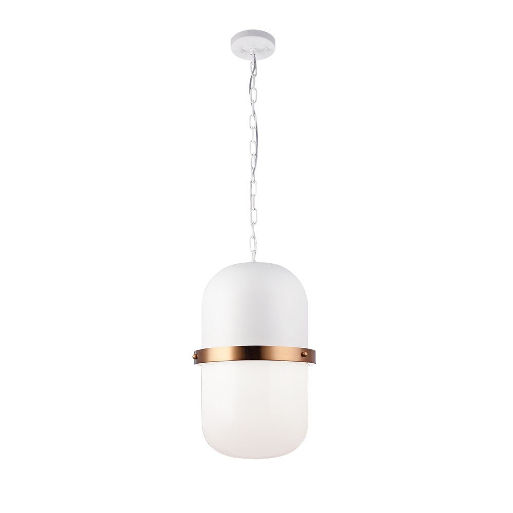 Suspension Tillie - Blanc 19" Opale by Matteo Lighting | Luminaires & cie