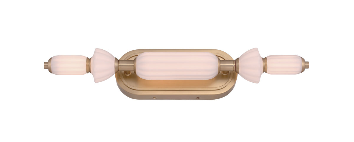 Barre d'éclairage de salle de bain Lansdowne Or, 22" – vue 2