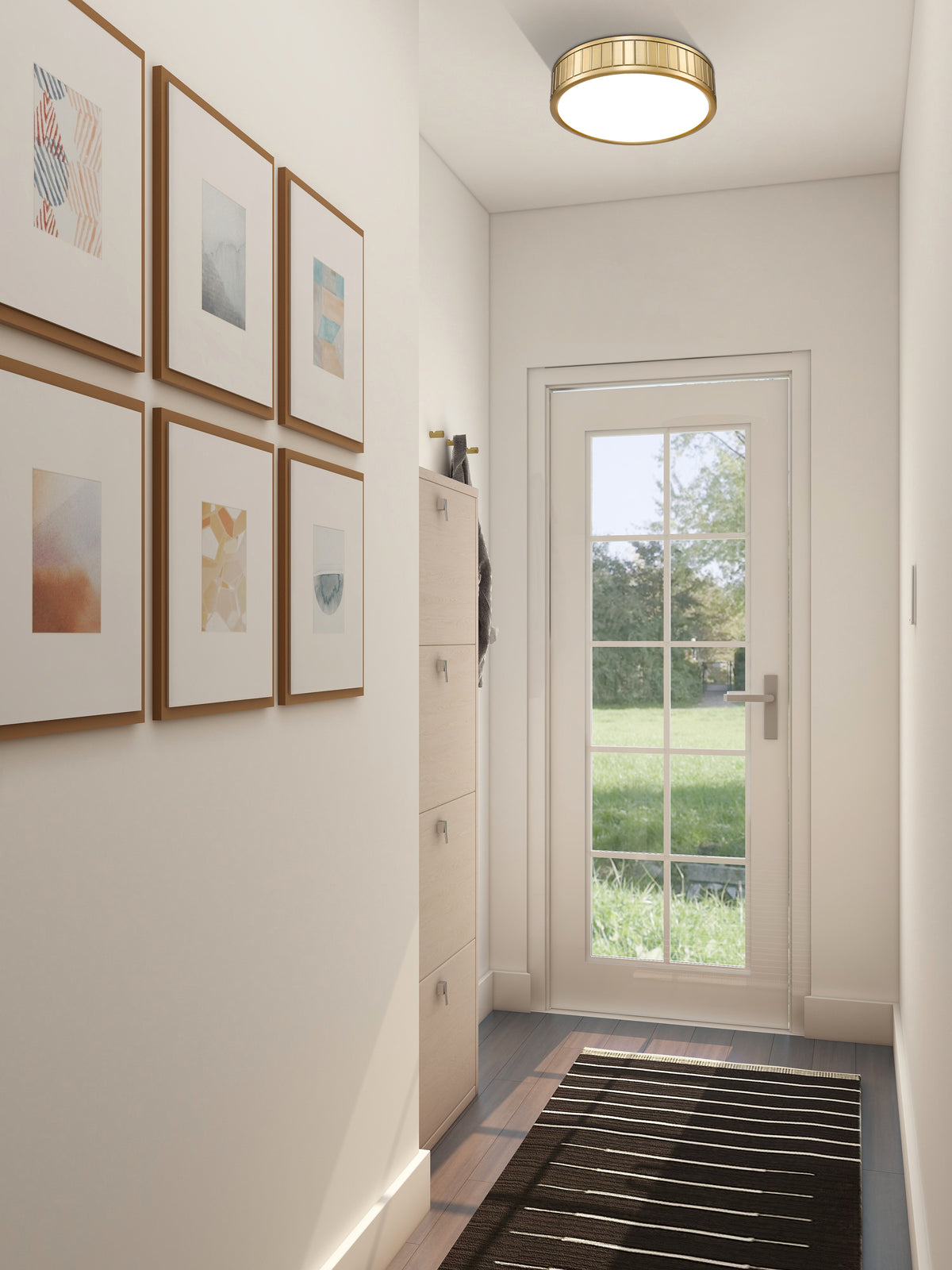 Plafonnier Madison Or moderne, 12 1/2" – vue 2