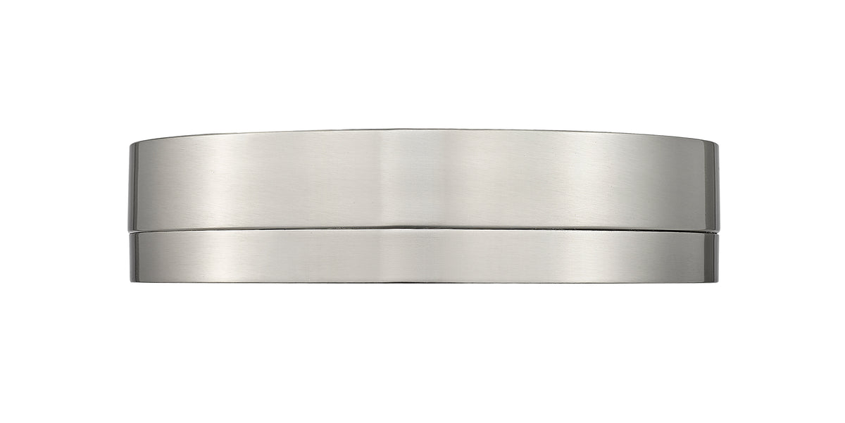 Plafonnier Algar Nickel brossé, 12" – vue 4