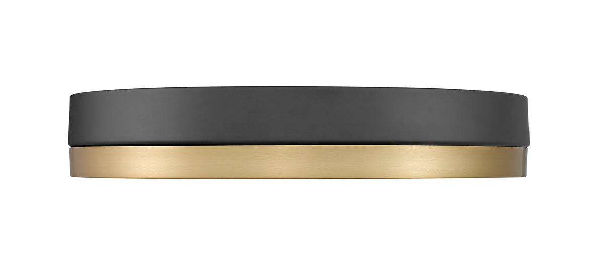 Plafonnier Algar Noir mat + Or moderne, 16" – vue 4