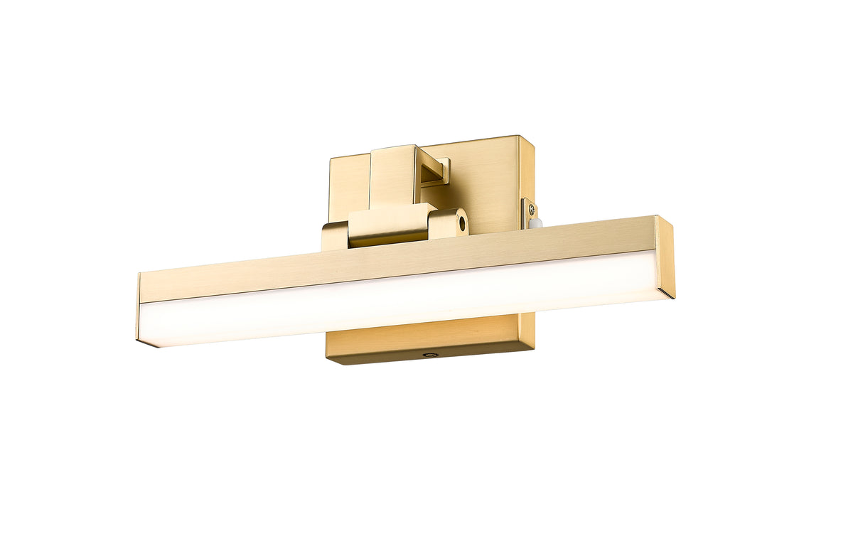 Barre d'éclairage de salle de bain Liam Or moderne, 13" – vue 4