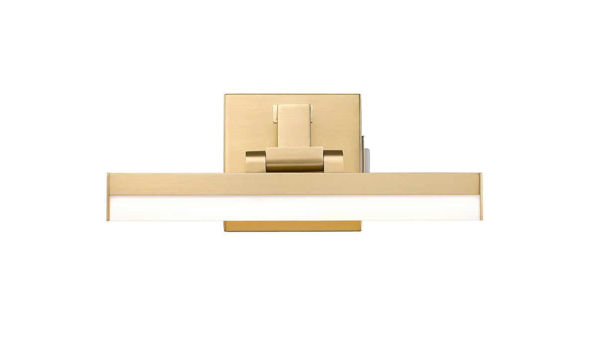 Barre d'éclairage de salle de bain Liam Or moderne, 13" – vue 5