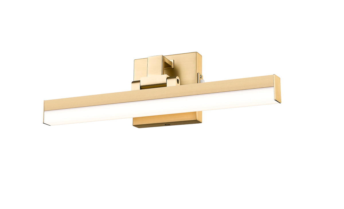 Barre d'éclairage de salle de bain Liam Or moderne, 18" – vue 4