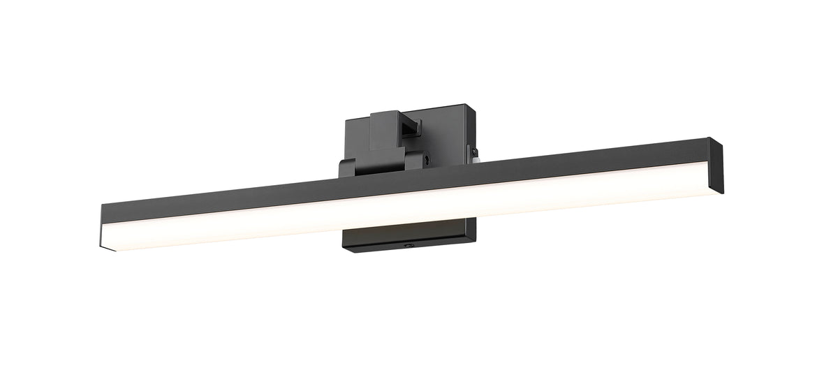 Barre d'éclairage de salle de bain Liam Noir mat, 25" – vue 4