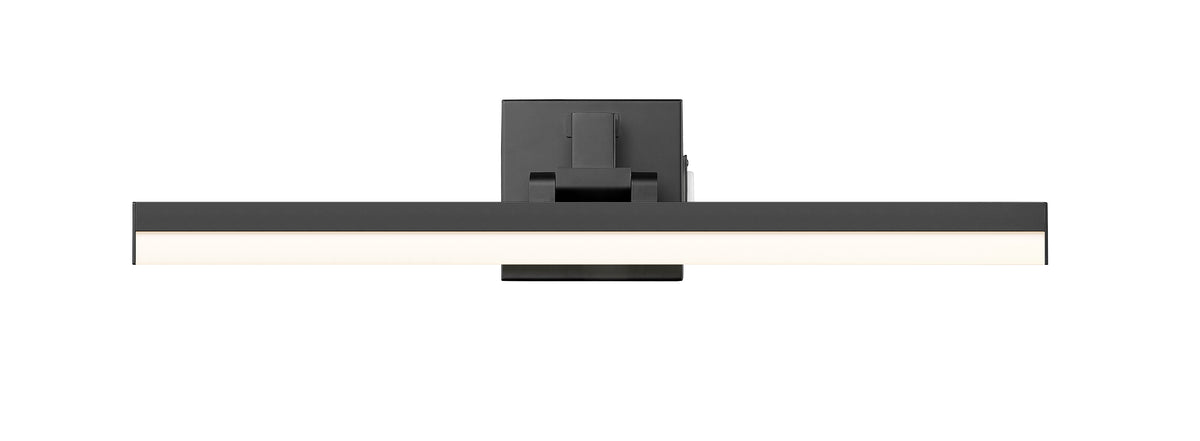 Barre d'éclairage de salle de bain Liam Noir mat, 25" – vue 5