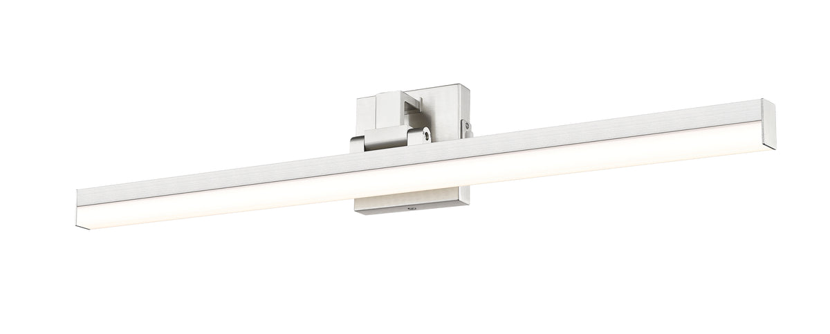 Barre d'éclairage de salle de bain Liam Nickel brossé, 32" – vue 4