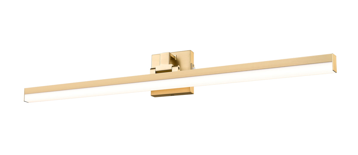 Barre d'éclairage de salle de bain Liam Or moderne, 40" – vue 4