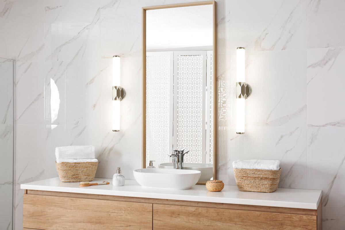 Barre d'éclairage de salle de bain Cooper Chrome, 25" – vue 3