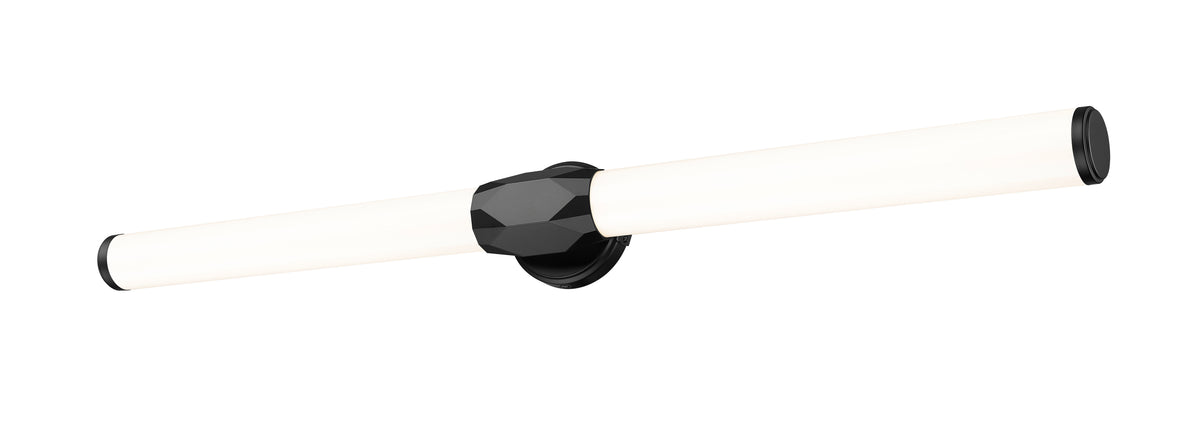 Barre d'éclairage de salle de bain Cooper Noir mat, 40" – vue 4