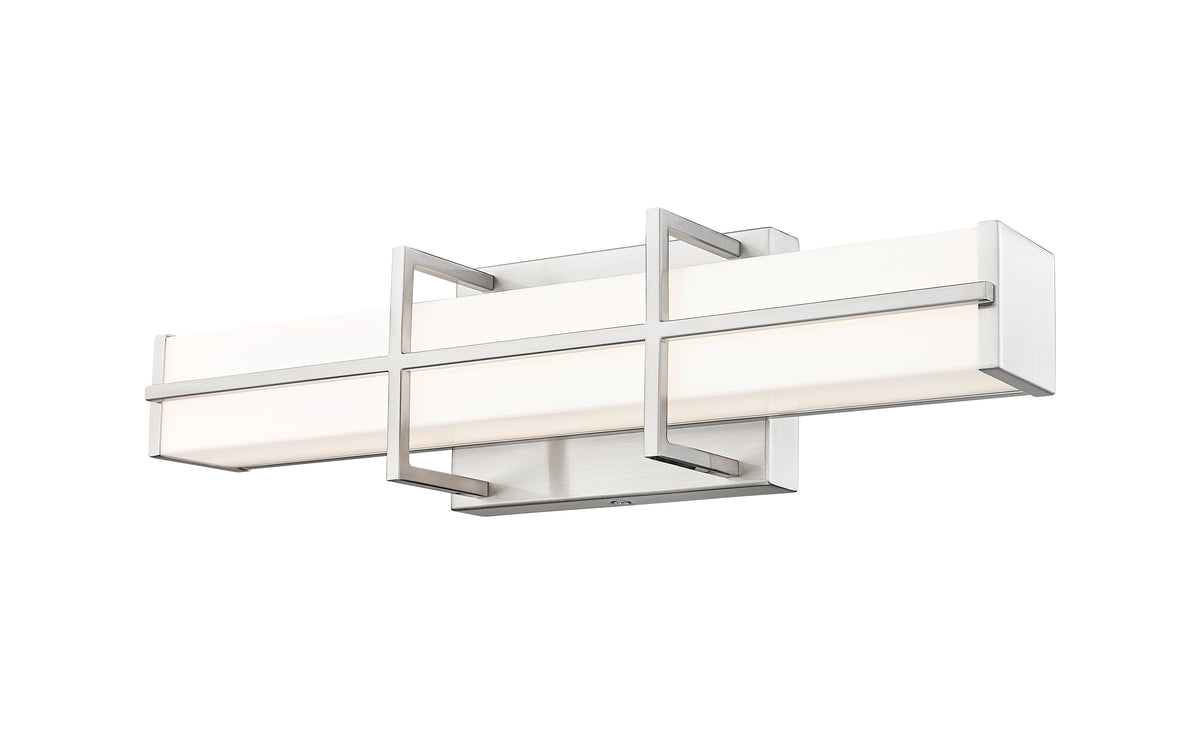 Barre d'éclairage de salle de bain Harrison Nickel brossé, 18" – vue 4
