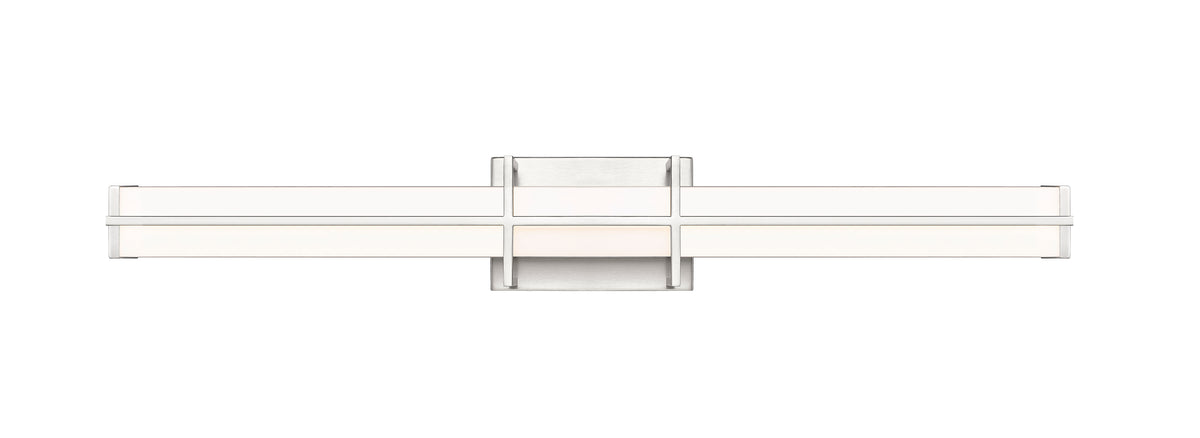 Barre d'éclairage de salle de bain Harrison Nickel brossé, 32" – vue 5