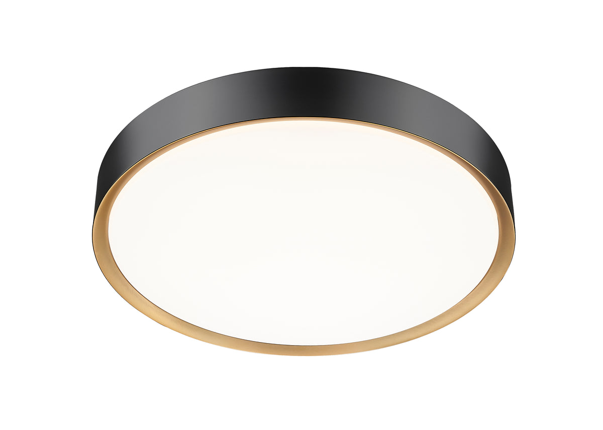 Plafonnier Kawan Noir mat + Or moderne, 20" – vue 5