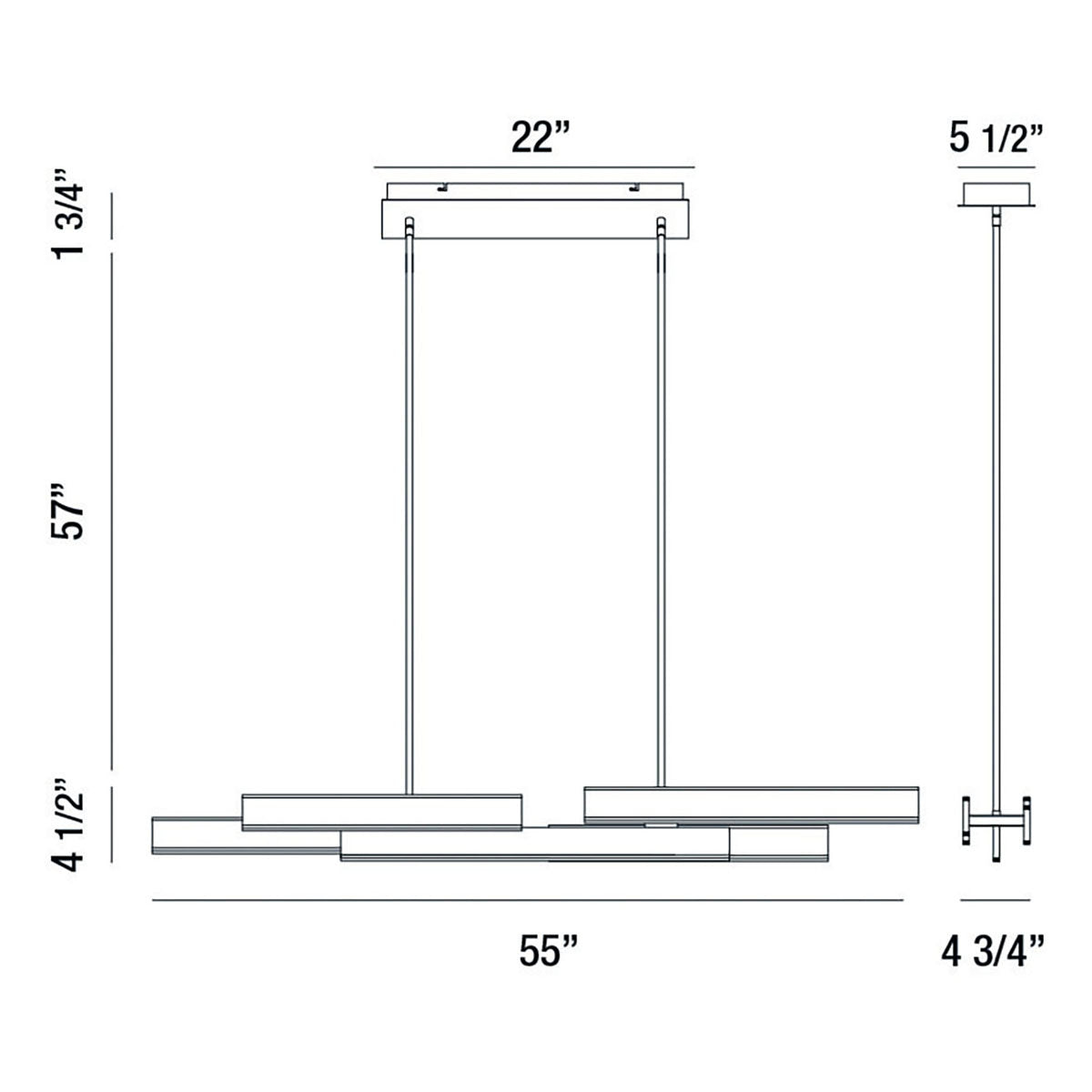Suspension linéaire Cameno