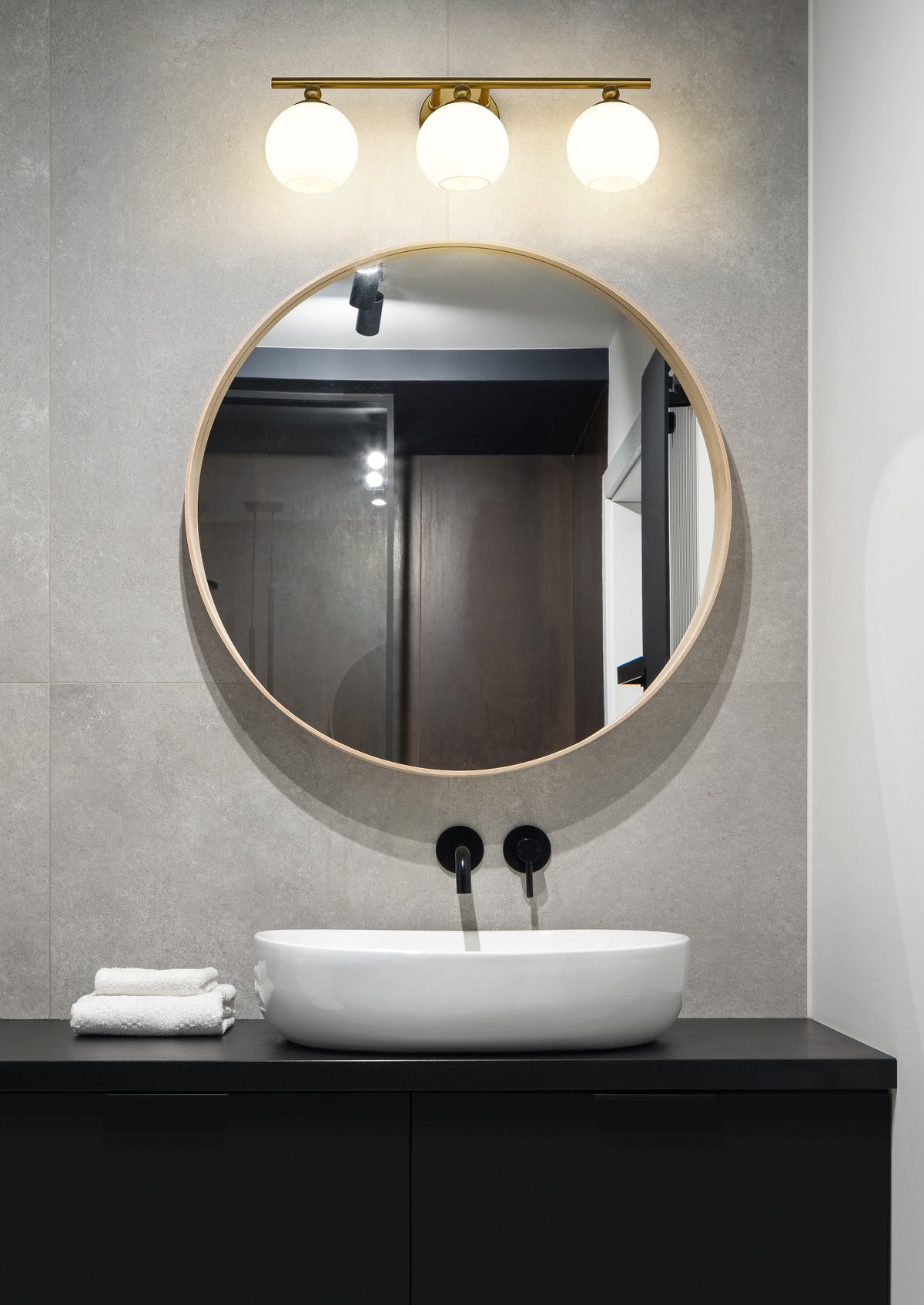 Luminaire de vanité Neoma Or moderne, 21 3/4" – vue 2