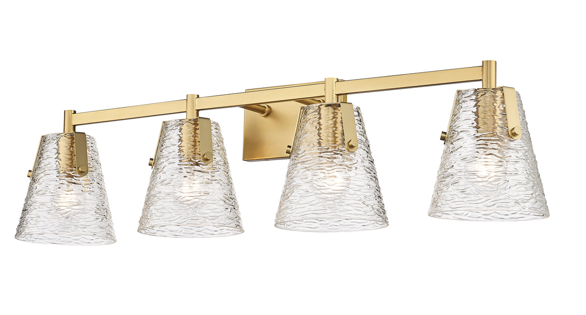 Luminaire de vanité Analia Or moderne, 36" – vue 4
