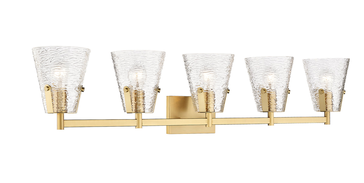 Luminaire de vanité Analia Or moderne, 45 3/4" – vue 5