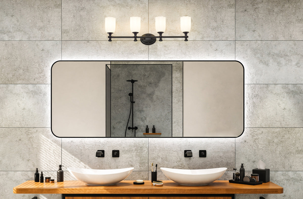 Luminaire de vanité Orion Noir mat, 31 1/4" – vue 3