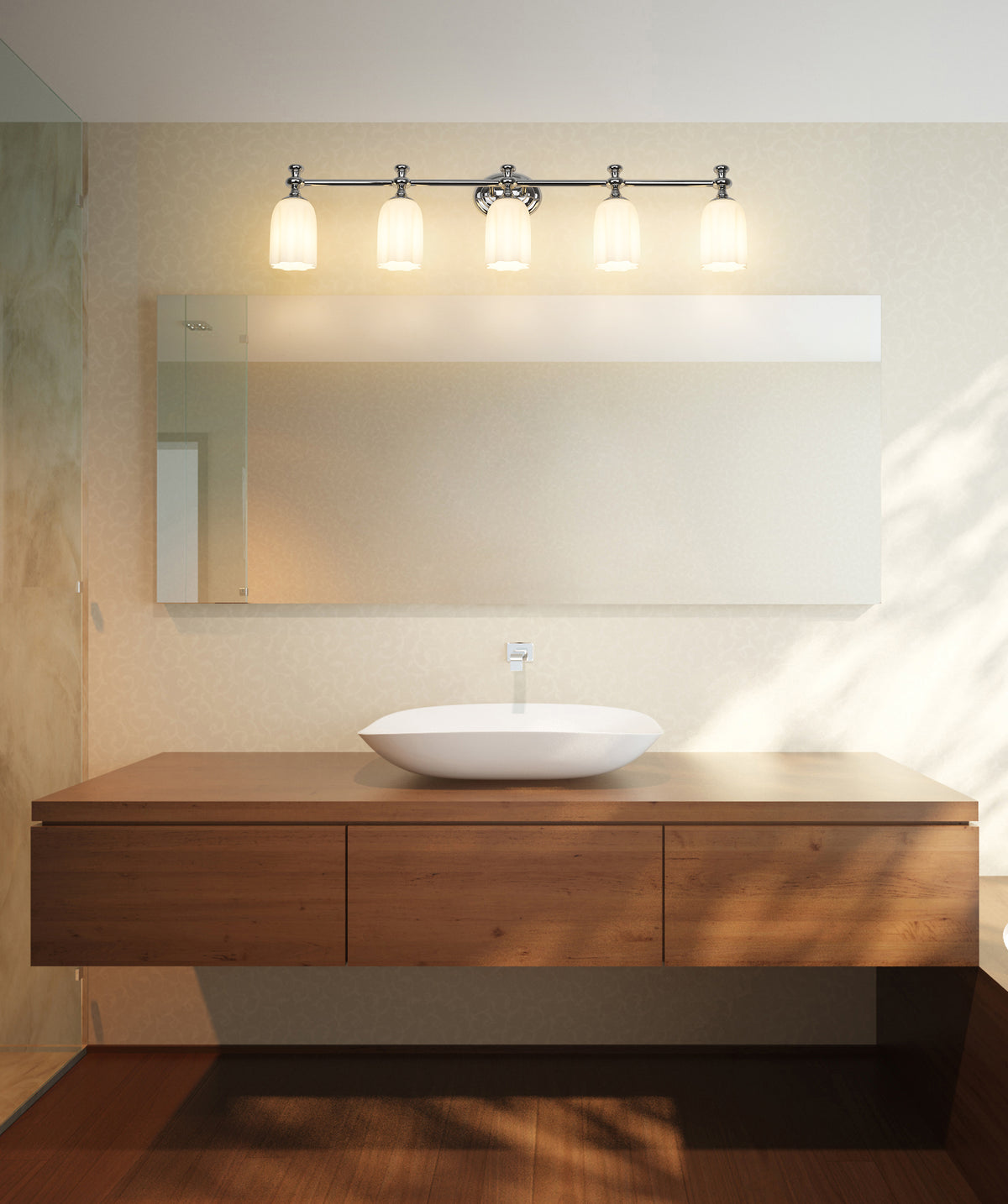 Luminaire de vanité Orion Chrome, 40 1/4" – vue 2