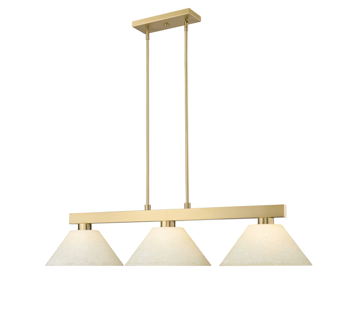Suspension linéaire Cobalt Moucheté doré, 14 1/4" – vue 4