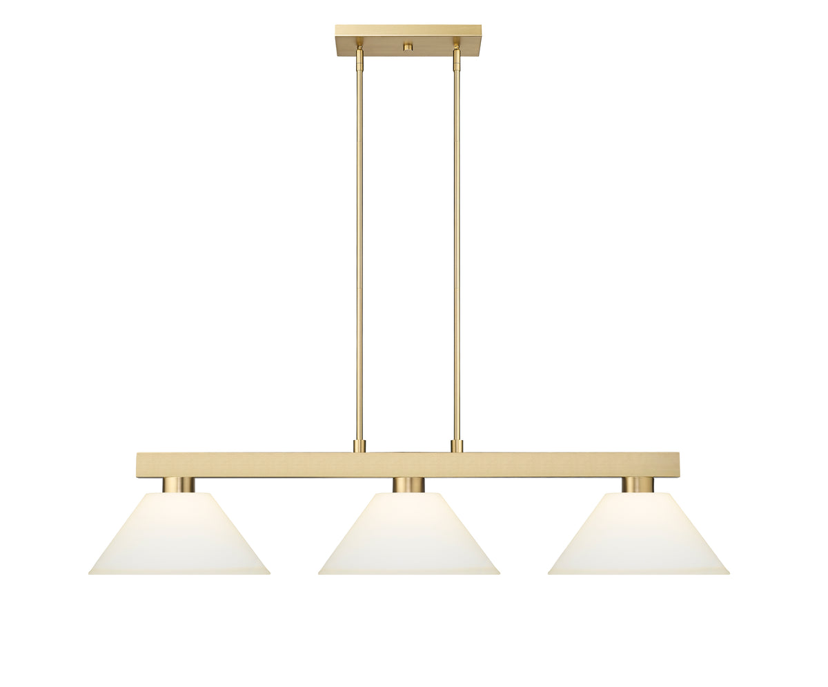 Suspension linéaire Cobalt Opale mate, 14 1/4" – vue 3