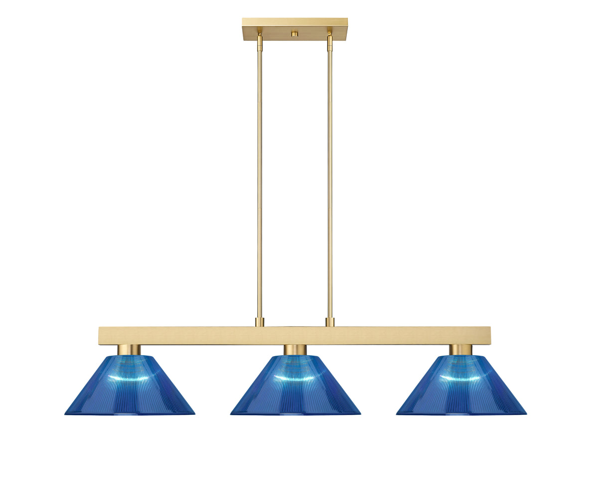 Suspension linéaire Cobalt Bleu foncé, 14 1/4" – vue 3