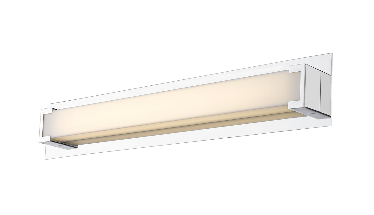 Barre d'éclairage de salle de bain Elara Chrome – vue 3
