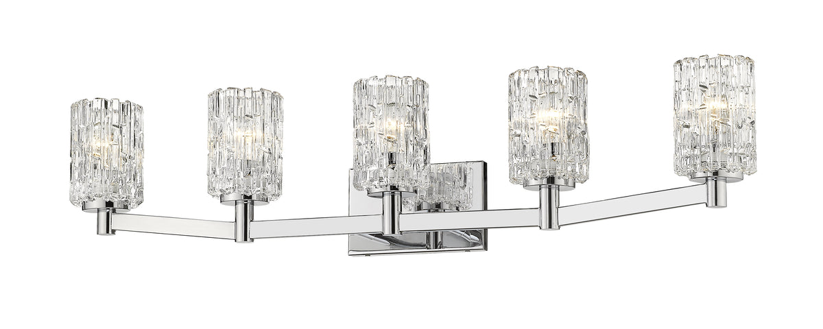 Luminaire de vanité Aubrey Chrome, 40 3/4" – vue 4