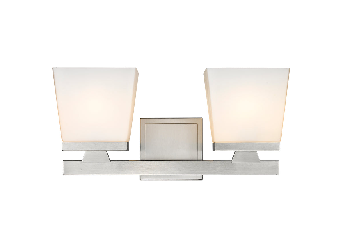 Luminaire de vanité Astor Nickel brossé, Opale givrée, 16" – vue 4