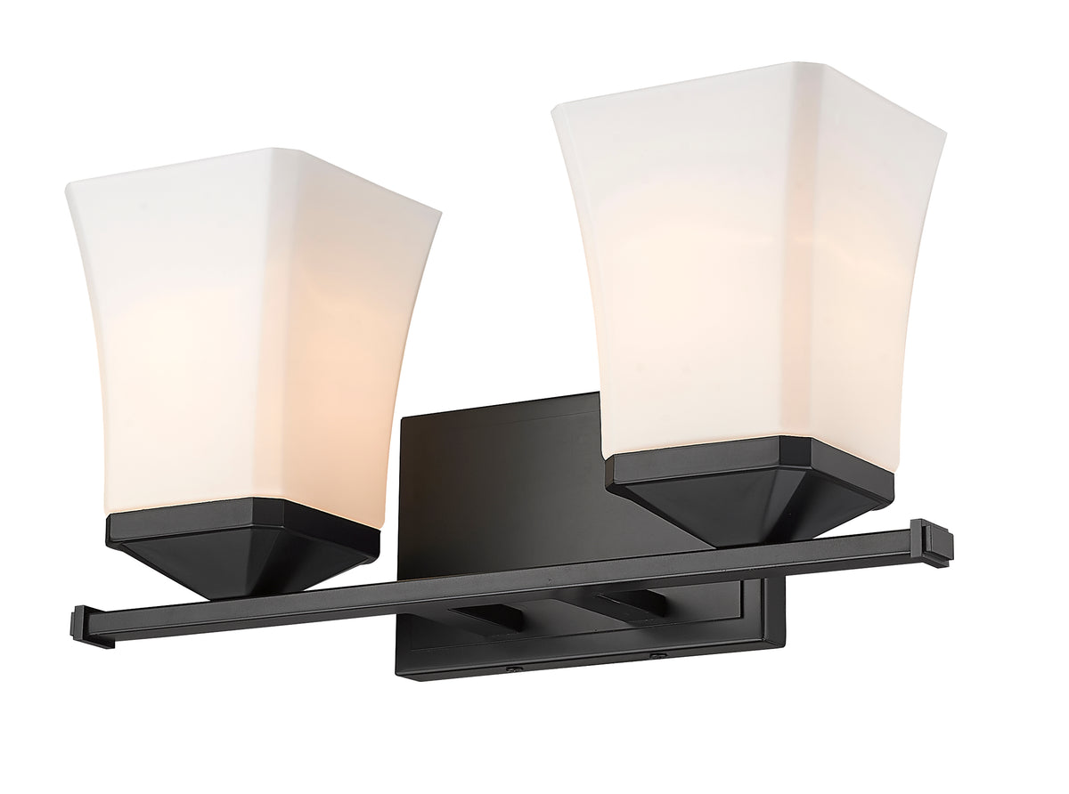 Luminaire de vanité Darcy Noir mat, 16" – vue 4