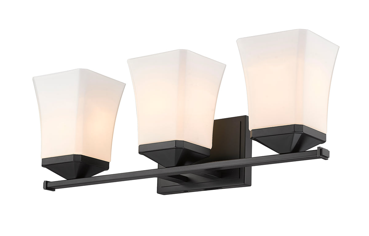 Luminaire de vanité Darcy Noir mat, 22" – vue 4